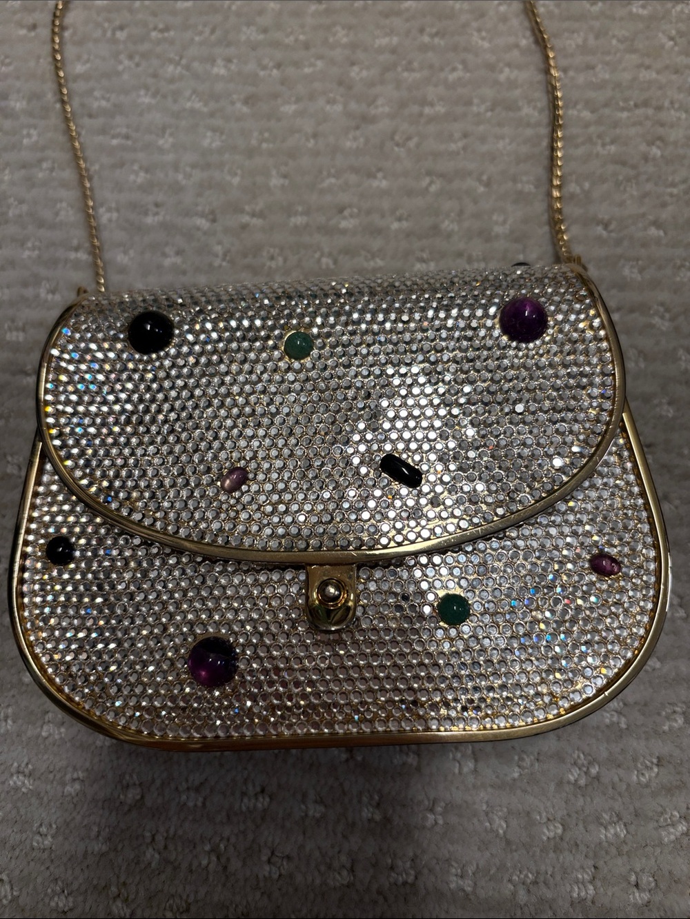 Vintage Judith Leiber Crystal Minaudière - Picture 3 of 8